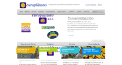 Desktop Screenshot of europlatano.es